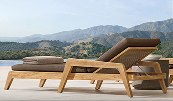 Teak daybed